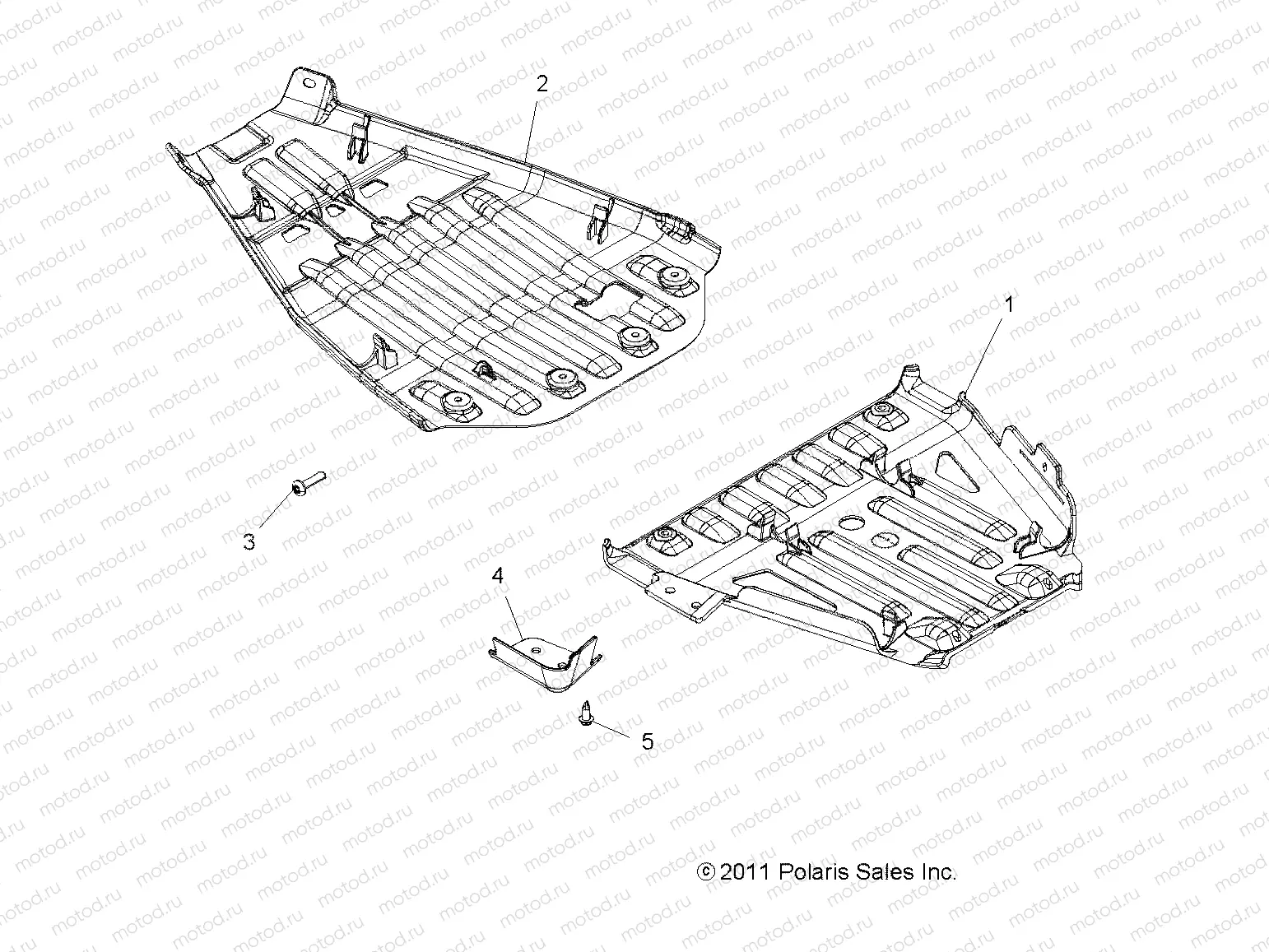 BODY | BODY, SKID PLATES - A13ZN5EAD/K/L/T (49ATVSKIDPLATE12SPTRG550)