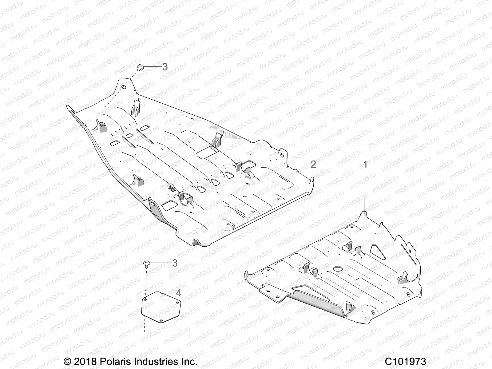BODY | BODY, SKID PLATES - A21SXA85A1/A7/CA1/CA7 (C101973)
