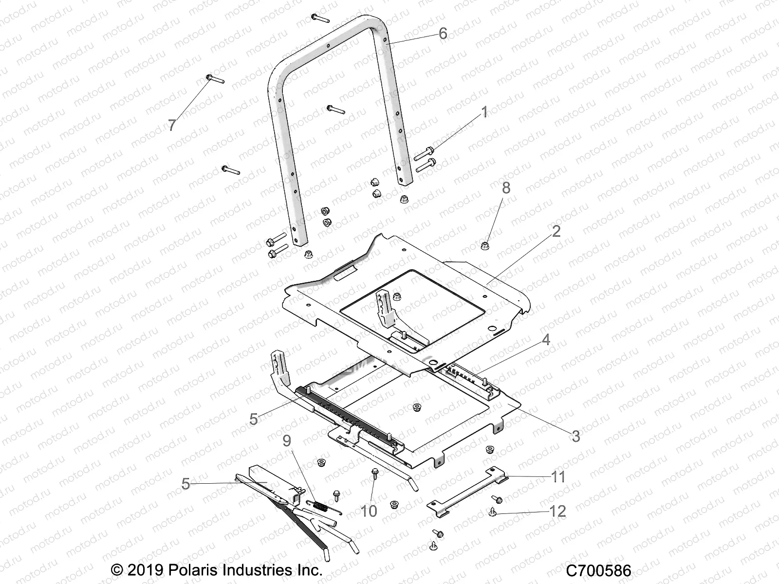 BODY | BODY, SLIDER DRIVERS SEAT - R21T6E99A9/AG/AP/B9/BG/BP (C700586)