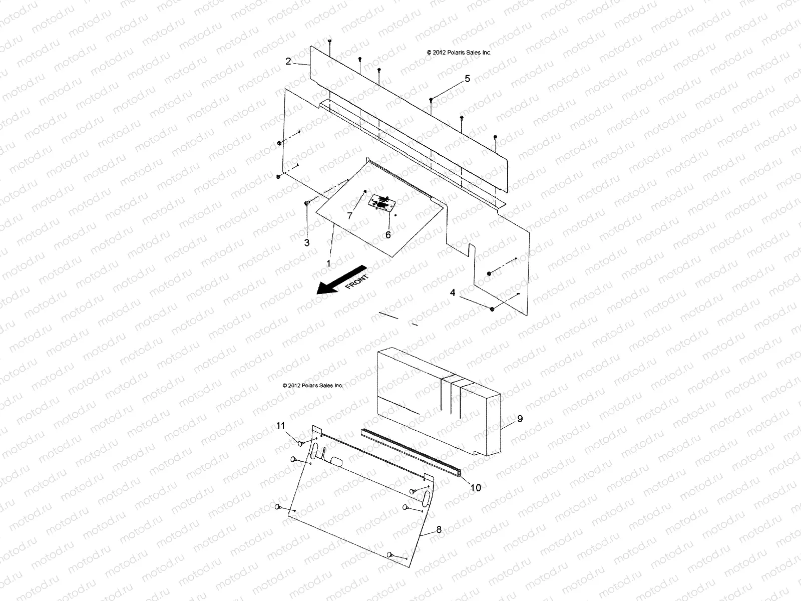 BODY | BODY, SPLASH and WEATHER PROTECTION - L14G2/4/6 ALL OPTIONS (49GEMBODY13WEATHER)