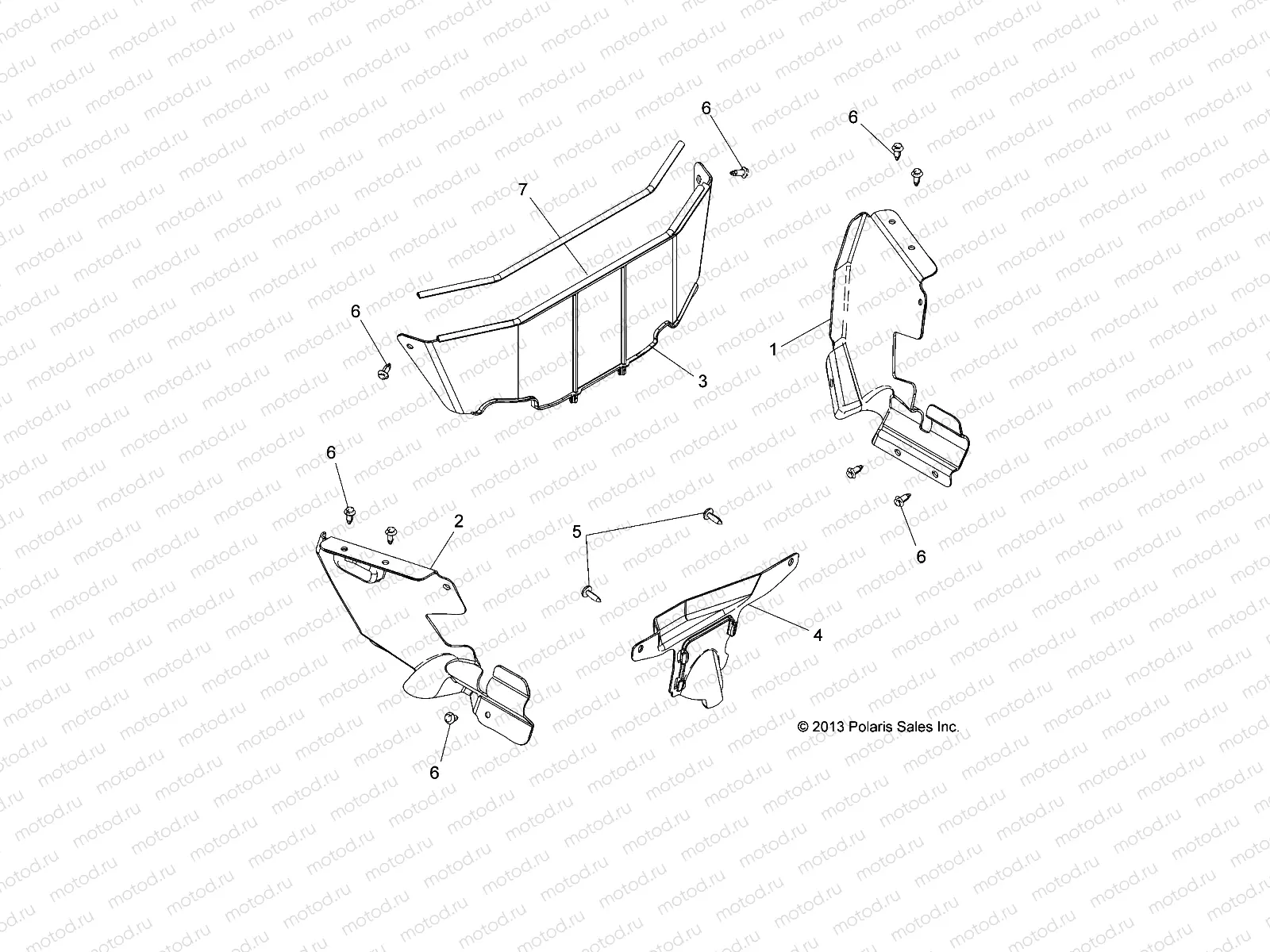 BODY | BODY, SPLASH SHIELDS - A15DAH32EJ (49ATVSHIELD14325)
