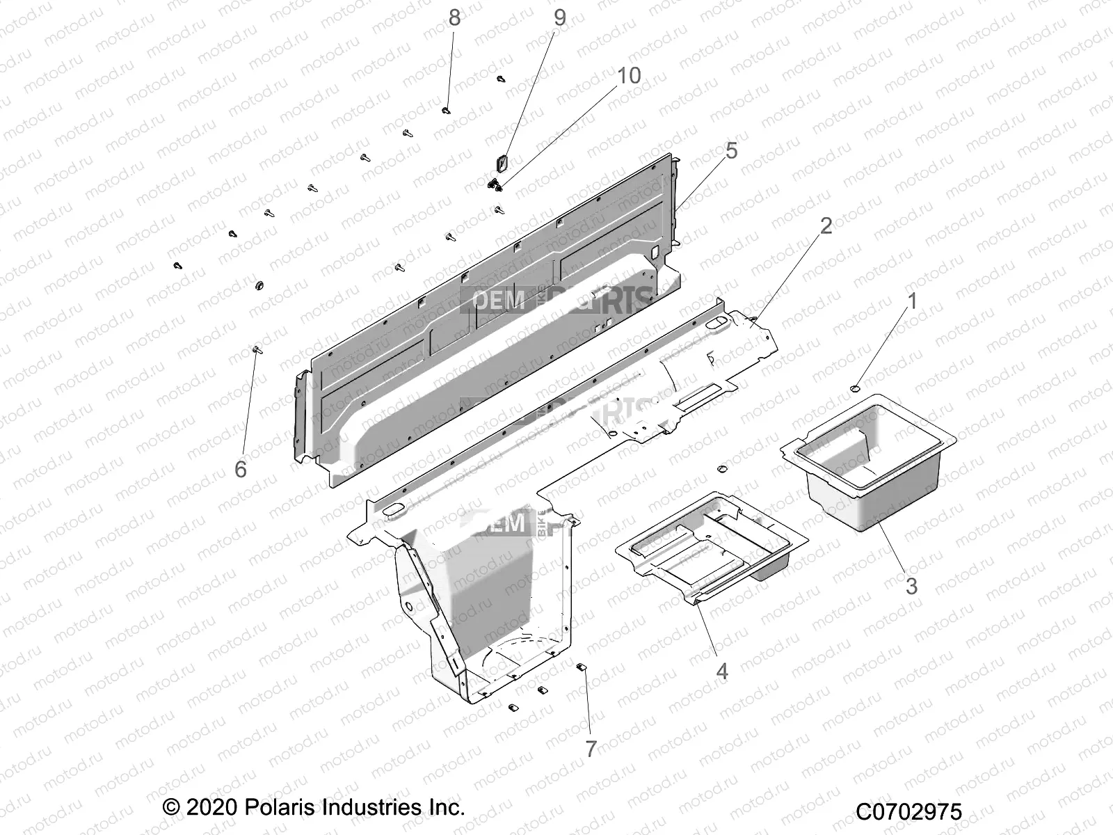BODY | BODY, STORAGE AND CLOSE OFF - D21BBPD4B4 (C0702975)