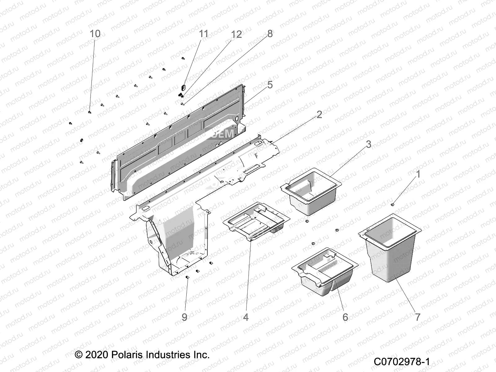 BODY | BODY, STORAGE AND CLOSE OFF - D22P4ED4B4/FD4B4 (C0702978-1)