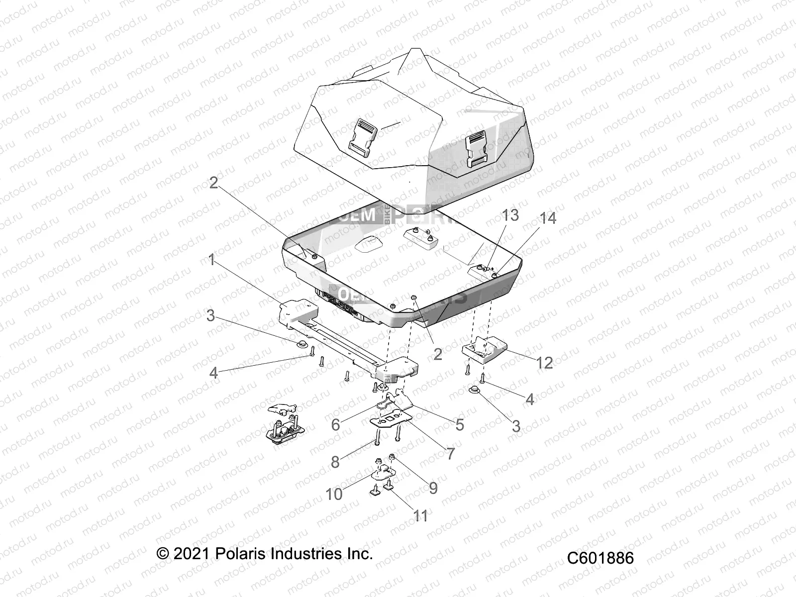 BODY | BODY, STORAGE BAG, TUNNEL - S22TDE8RS ALL OPTIONS (600624C)