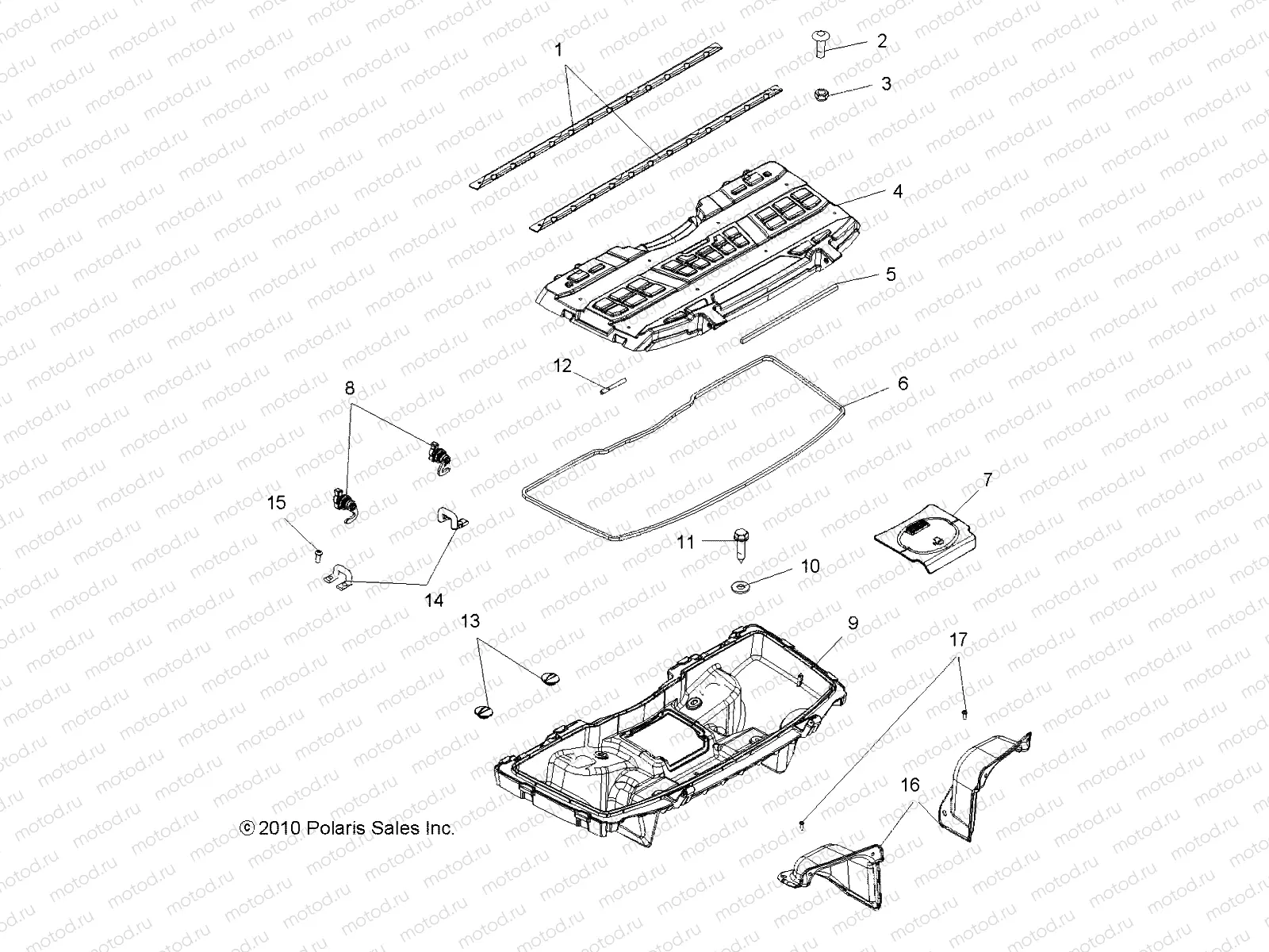 BODY | BODY, STORAGE, FRONT - A10MN50ET (49ATVSTORAGE10SP500)