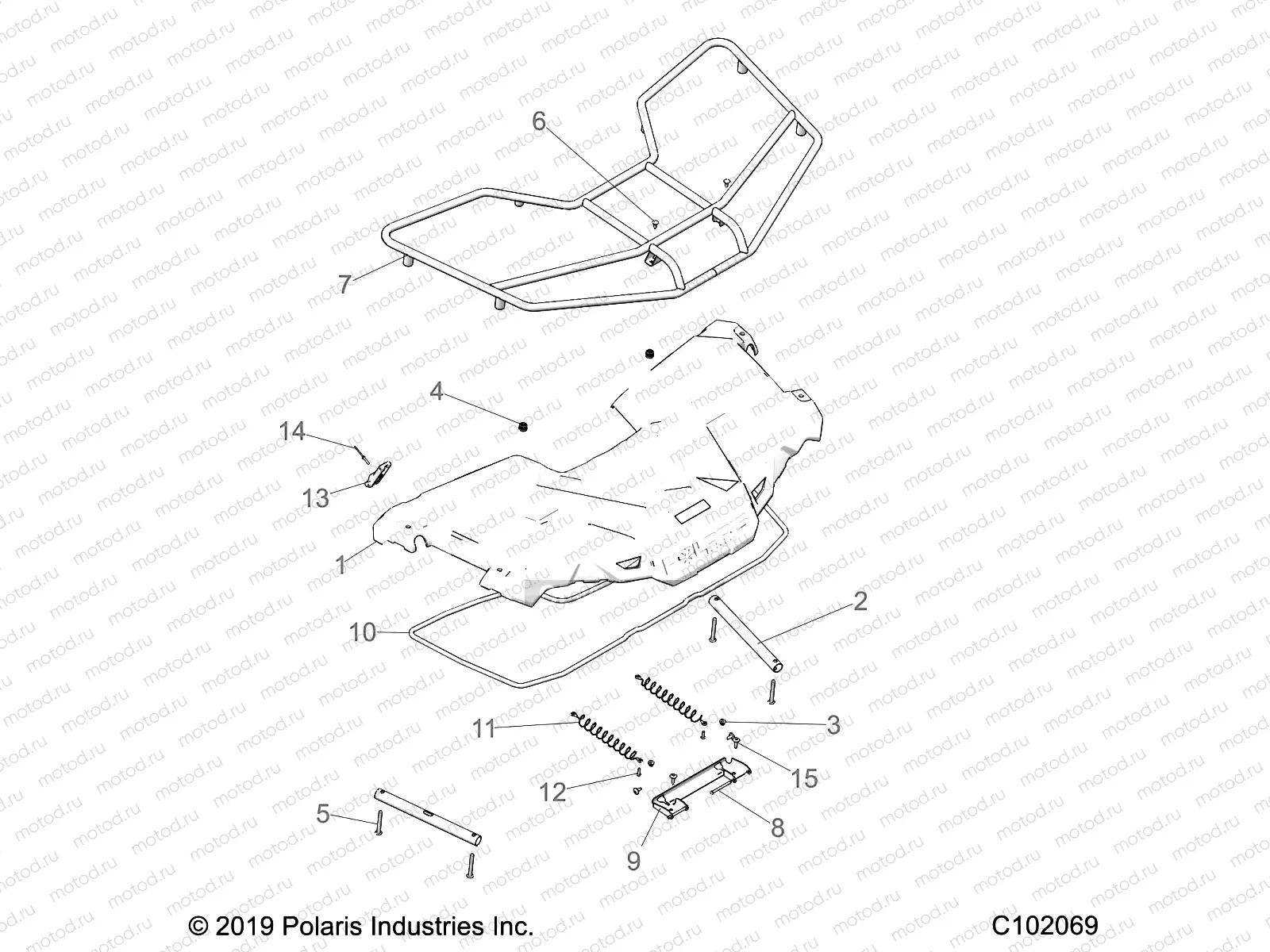 BODY | BODY, STORAGE, FRONT - A19SEF57C2 (102069)