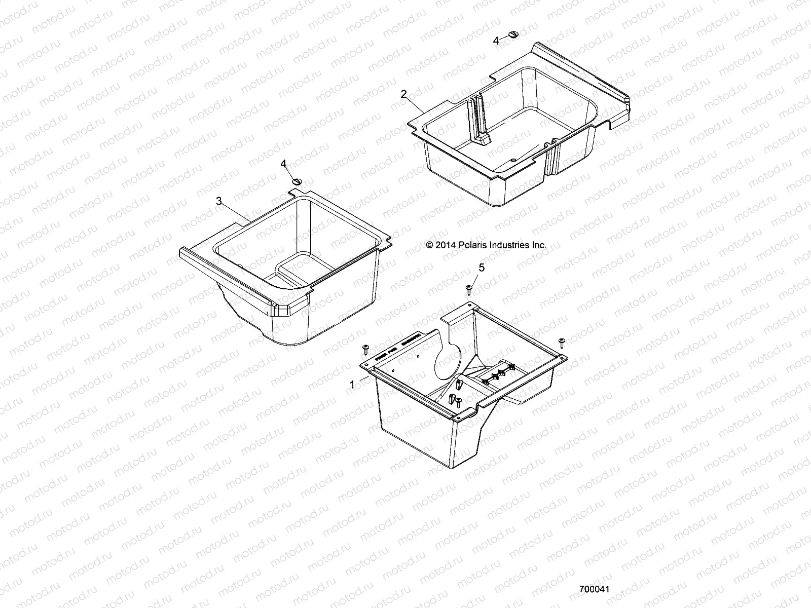 BODY | BODY, STORAGE - R16B1PD1AA/2P (700041)