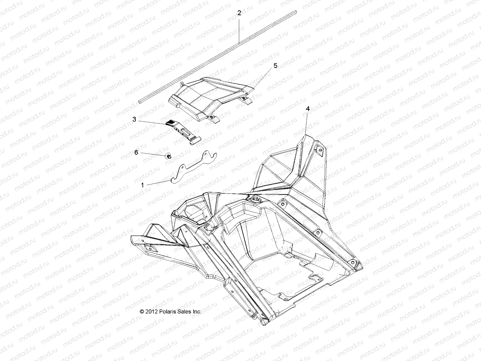 BODY | BODY, STORAGE, REAR - A15SVA85HD (49ATVSTORAGERR13850SCRAM)
