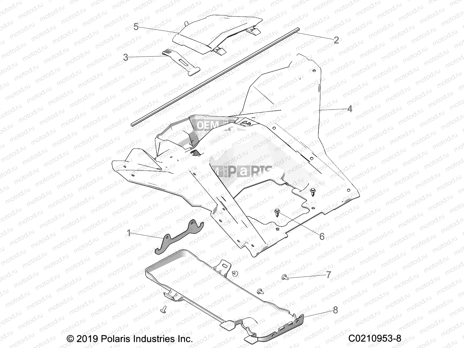BODY | BODY, STORAGE, REAR - A20SGE95AK (C0210953-8)