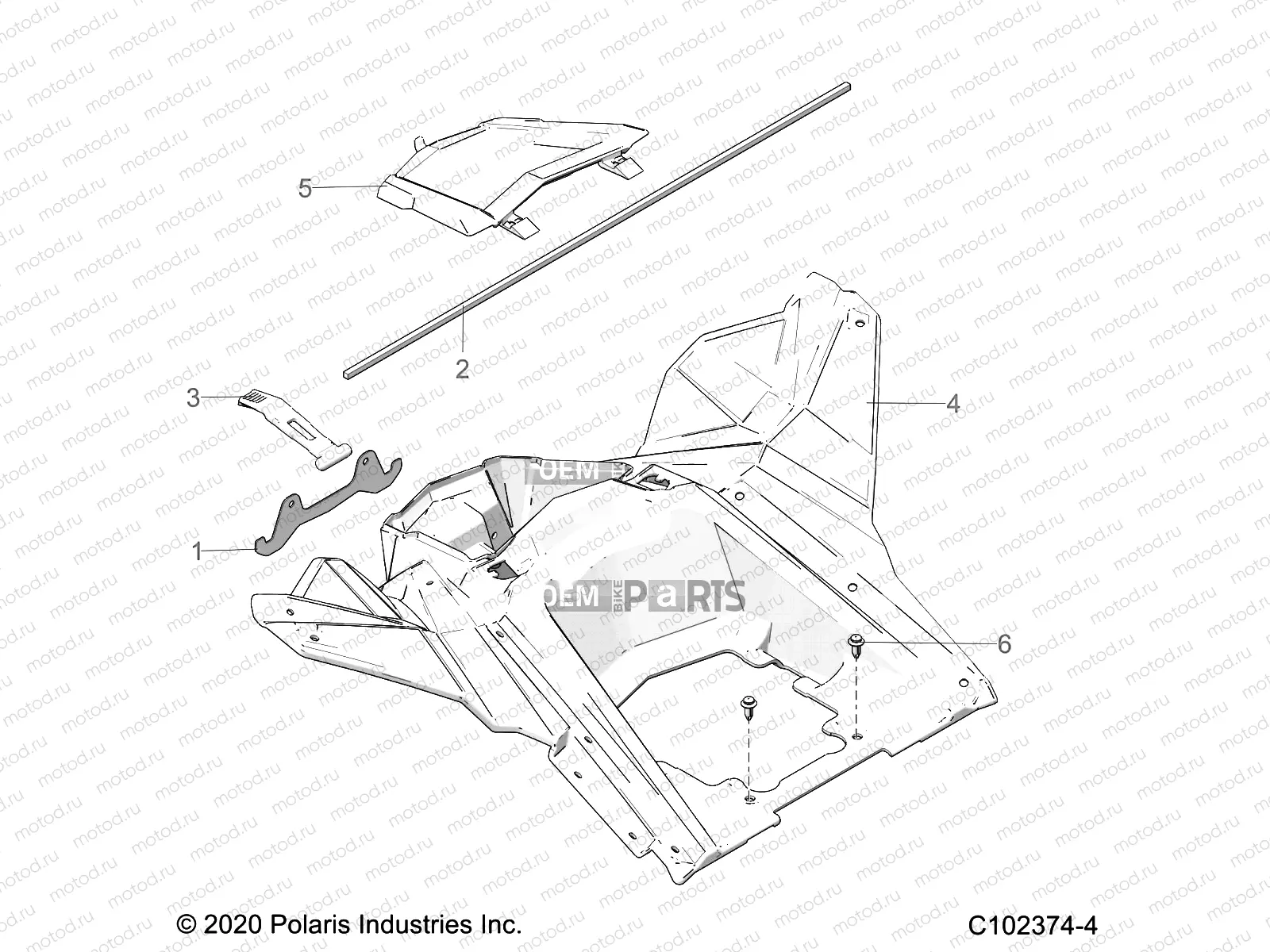BODY | BODY, STORAGE, REAR - A21SVA85A3/CA3 (C102374-4)