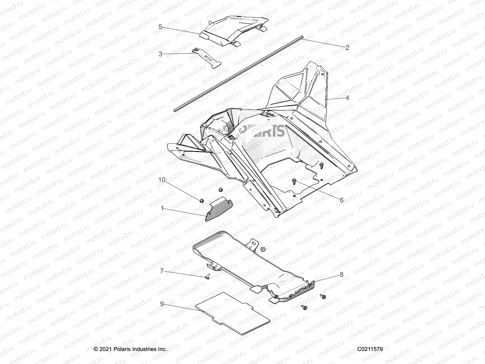 BODY | BODY, STORAGE, REAR - A22SGE95KN (C0211579)