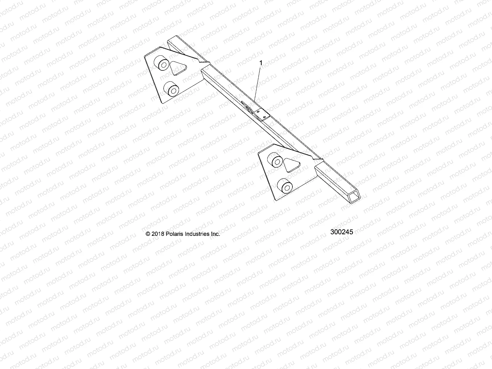 BODY | BODY, SUPPORT, BED, REAR, EXLD - L18G2DGALA