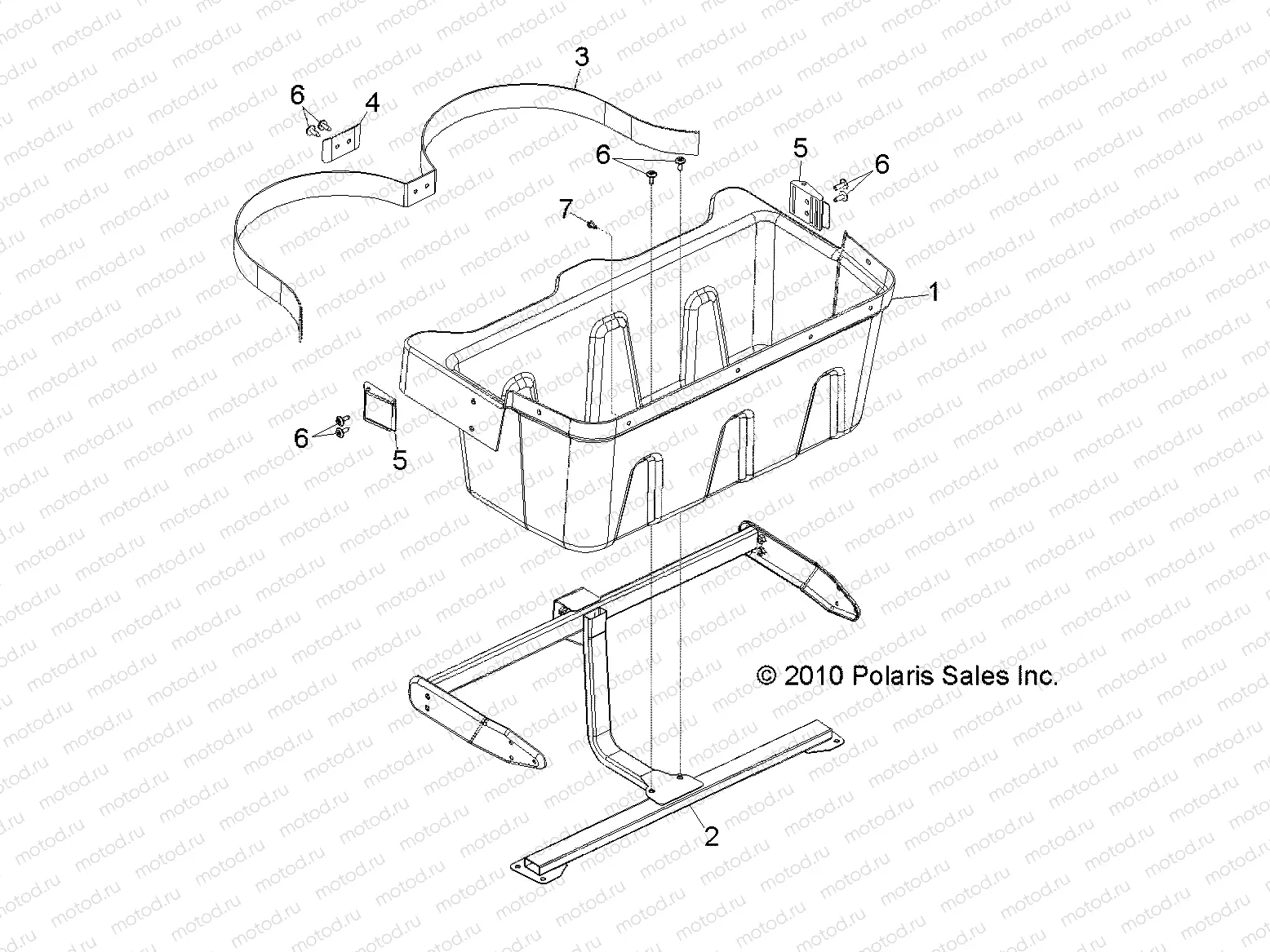 BODY | BODY, SWEATER BASKET and BAG HOLDER - L11AB08LA/LB/LC/PB/PC (49LEVBAGHOLDER11BRZ)