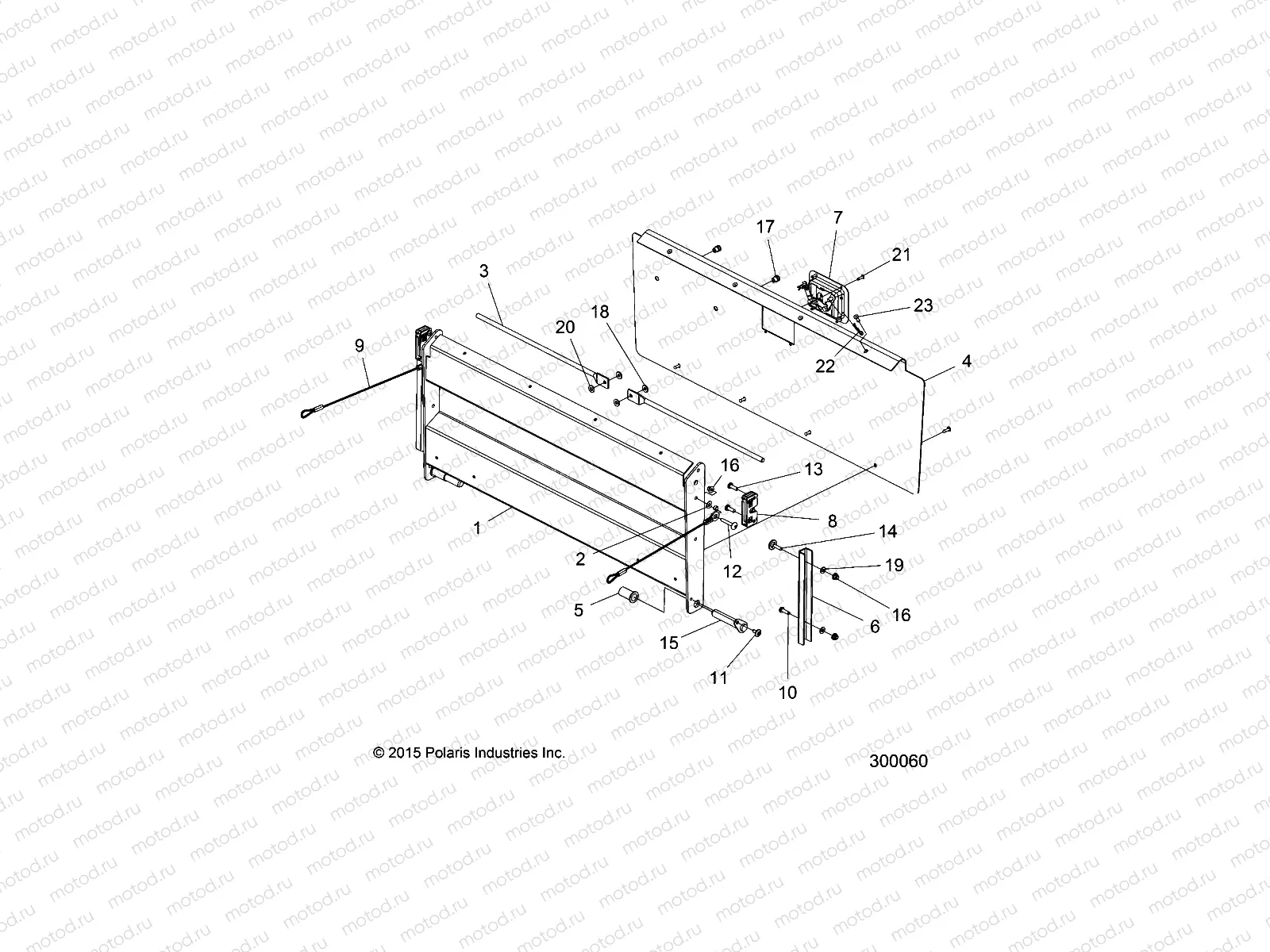 BODY | BODY, TAILGATE, HINGED - L18G2D
