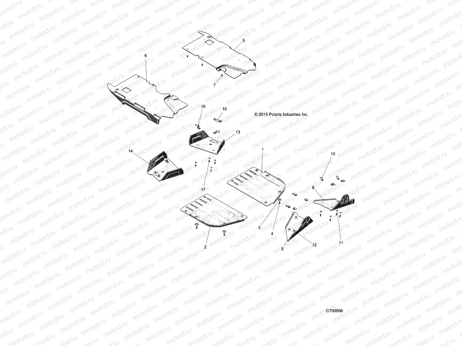 BODY | BODY, UNDERCARRAGE PROTECTION - R16RTU87AB/BB (C700006)