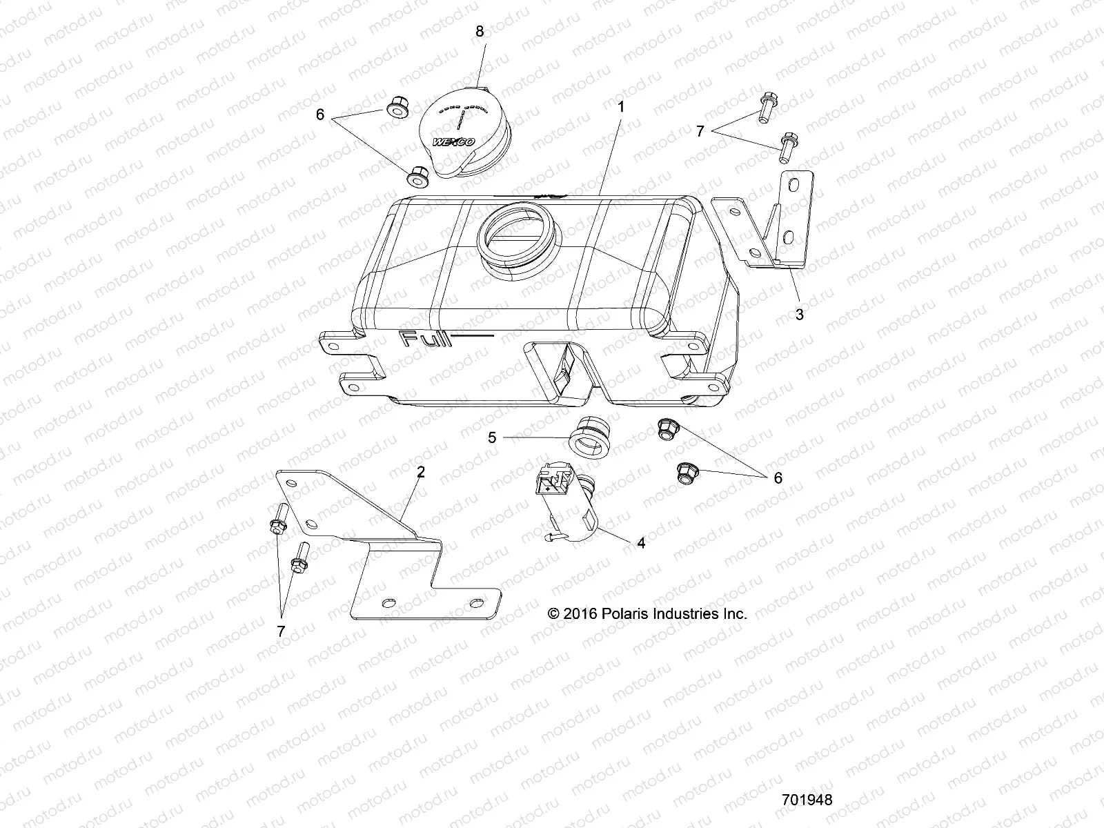 BODY | BODY, WASHER BOTTLE - R18RVU99AS (701948)
