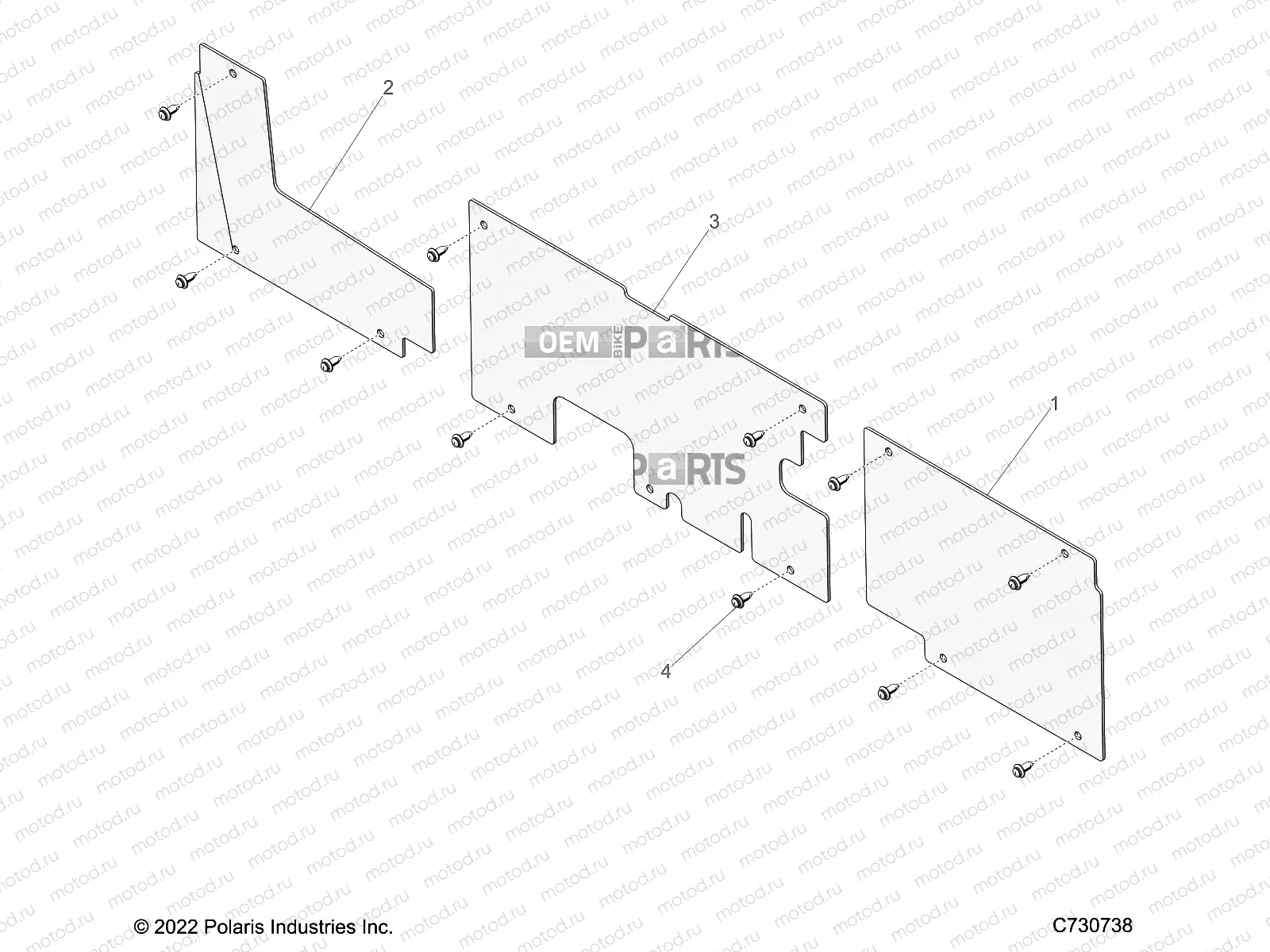 BODY | BODY, WHEEL WELL PLATES - R23CCA57A1/A7 (C730738)
