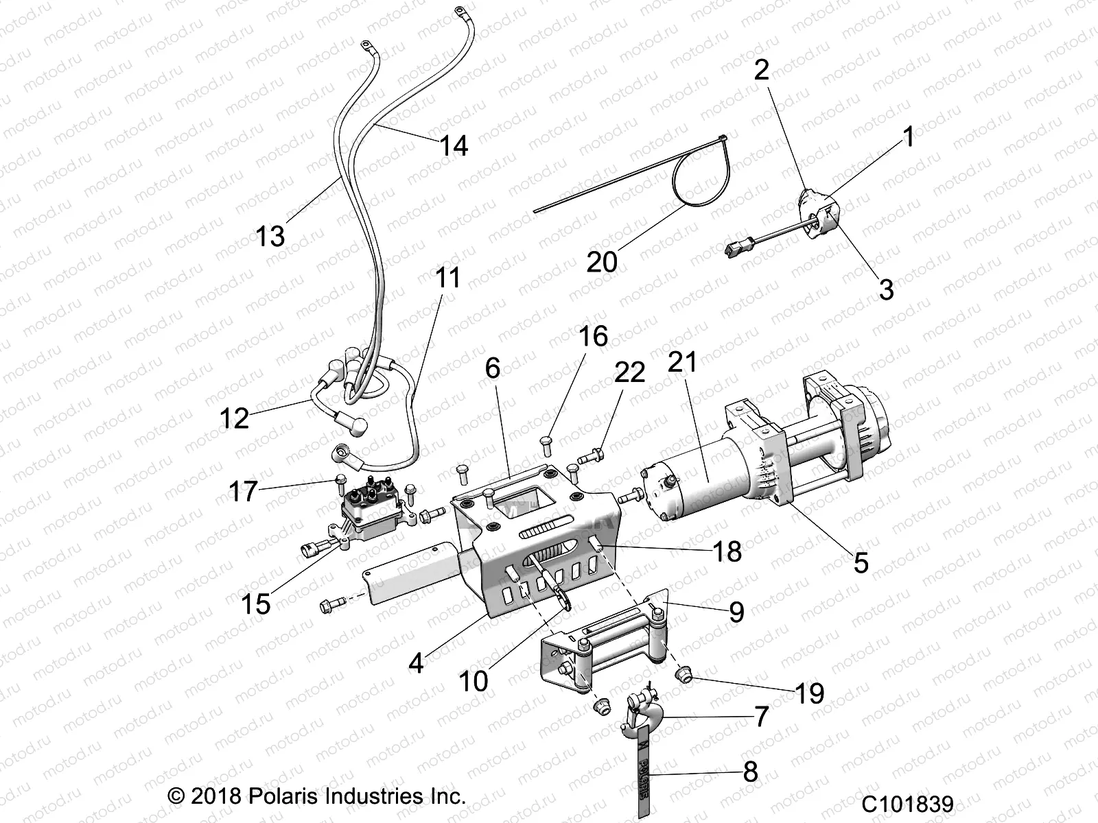 BODY | BODY, WINCH - A20SLZ95AE