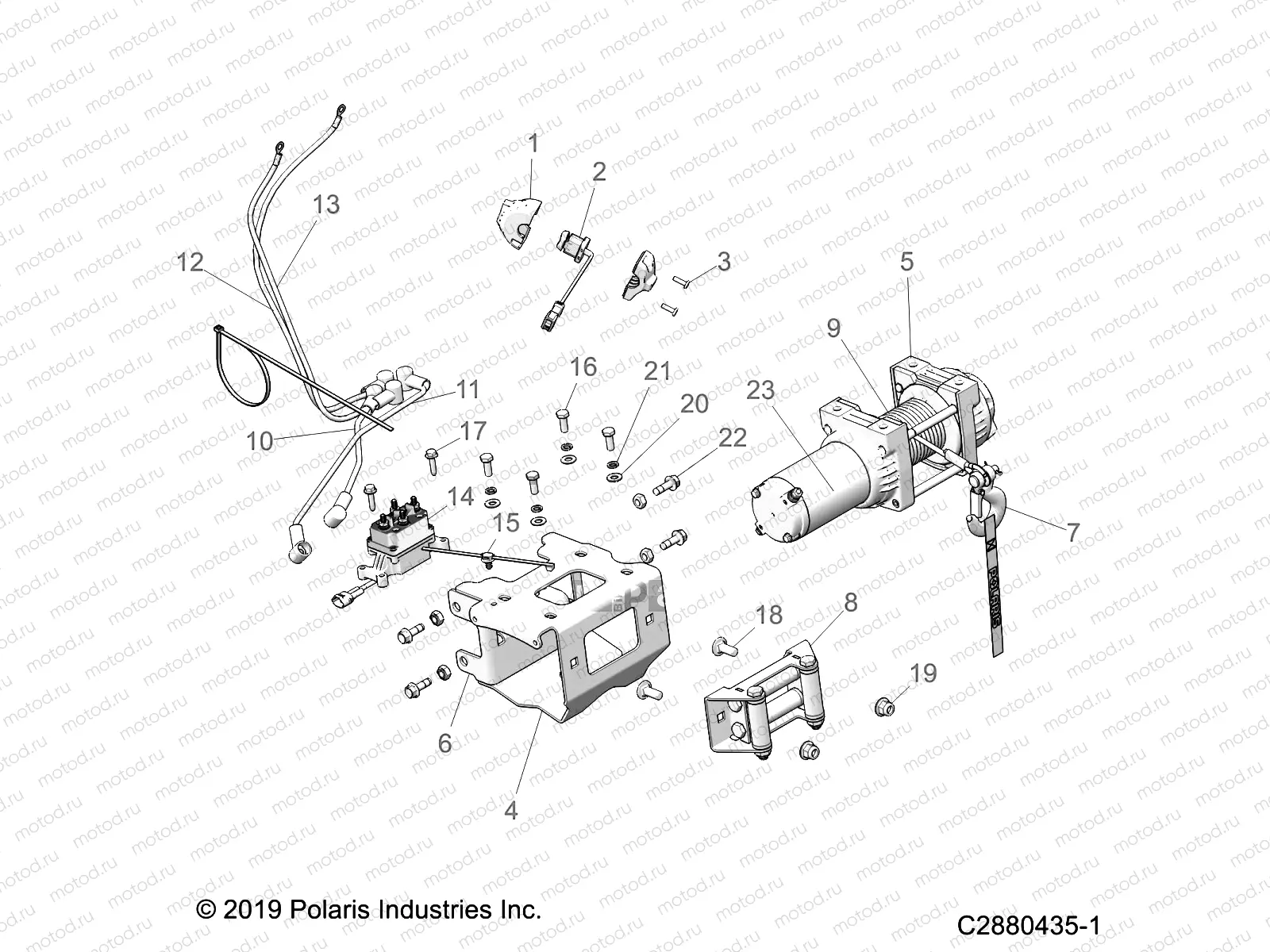 BODY | BODY, WINCH - A21SXE95KG (C2880435-1)