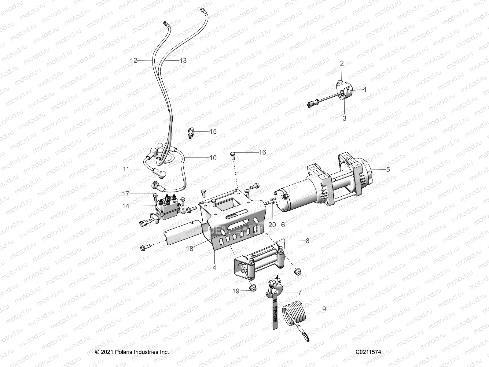 BODY | BODY, WINCH - A22SXD95A9 (C0211574)