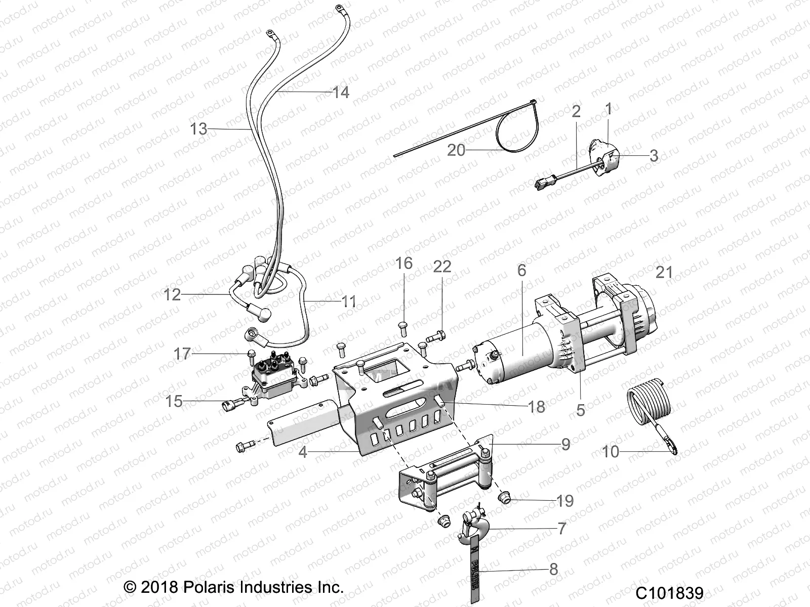 BODY | BODY, WINCH - A23SLE95PK (C101839)