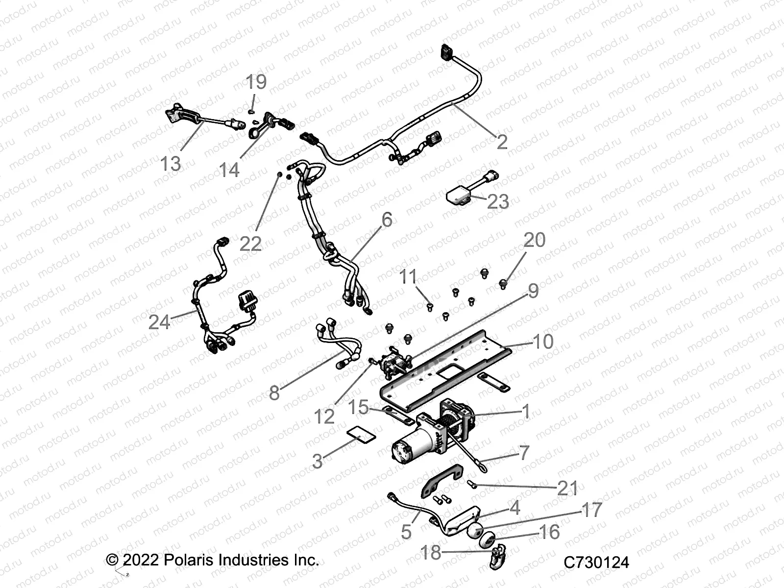 BODY | BODY, WINCH - R22M4U57B5 (C730124)