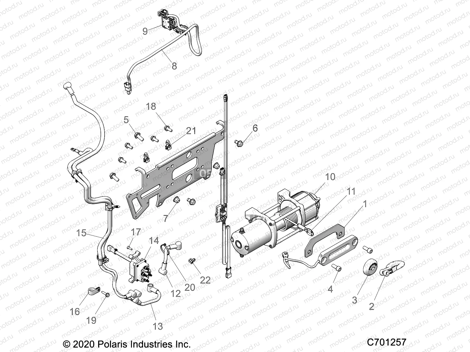 BODY | BODY, WINCH - R22RRS99CK (C701257)