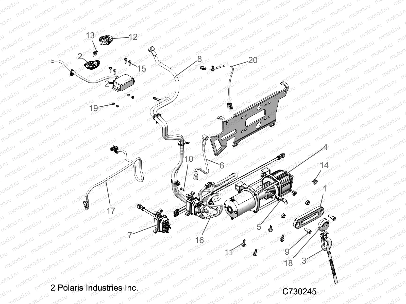 BODY | BODY, WINCH - R22RSM99AG (C730245)
