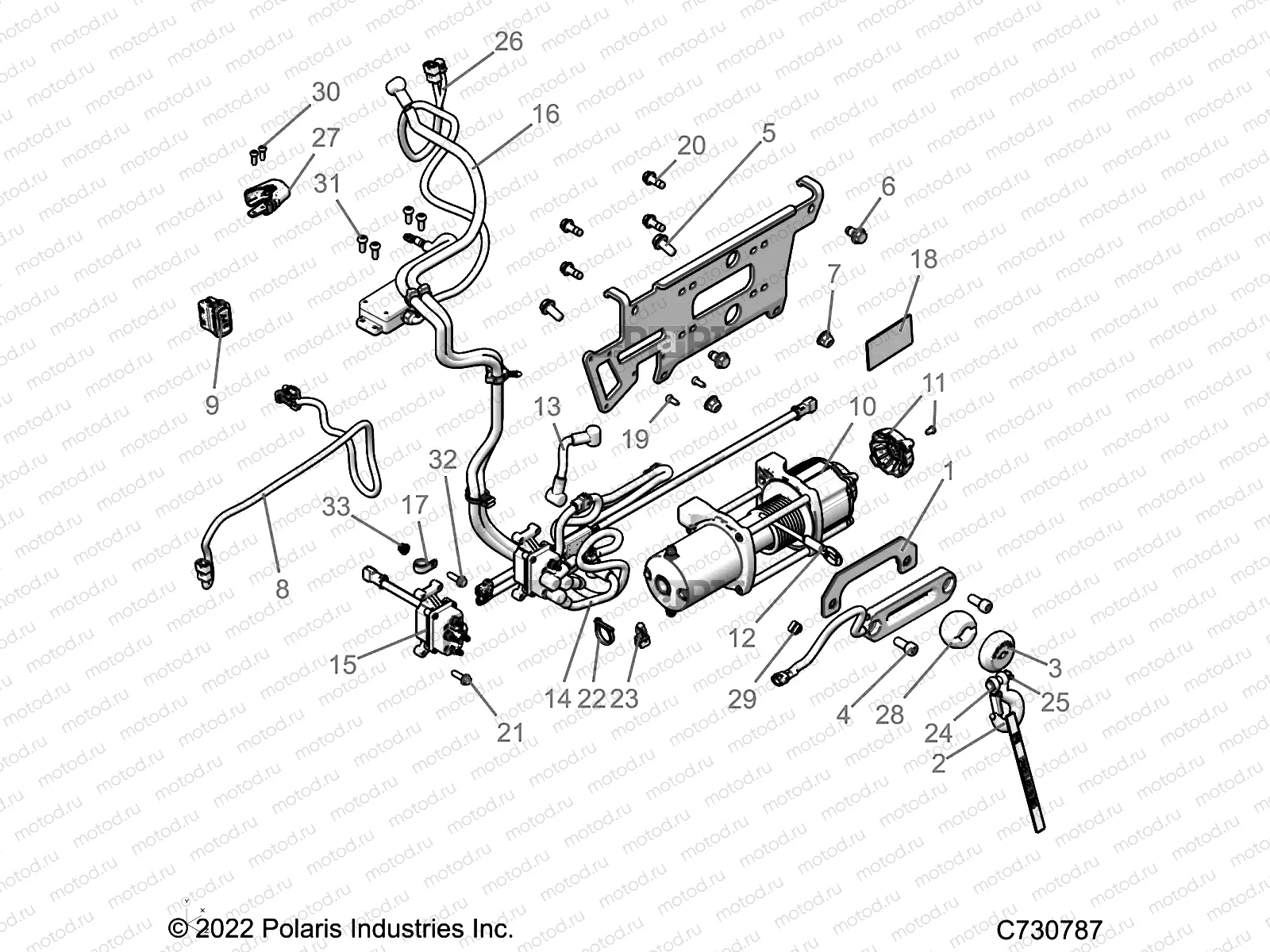BODY | BODY, WINCH - R23RRV99AC (C730787)