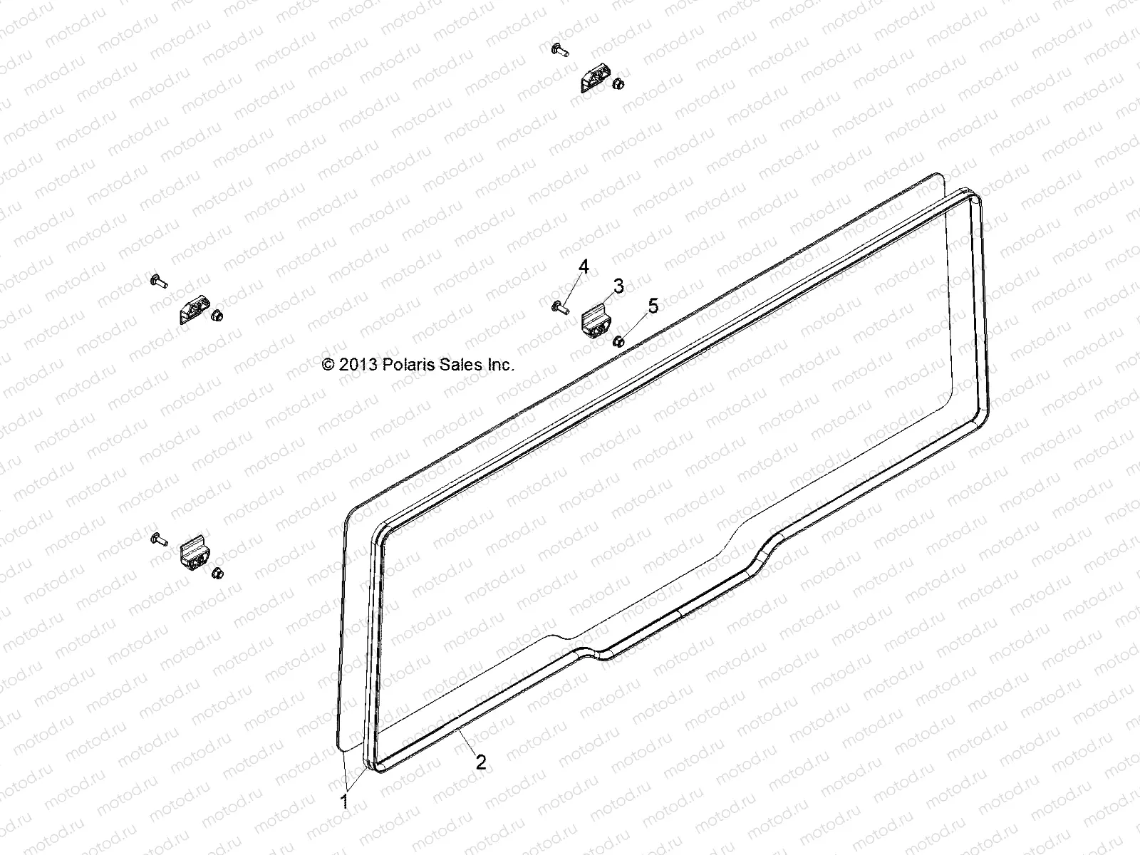 BODY | BODY, WINDOW, REAR - D152DPD1AJ/2M (49BRUTUSWINDOW13)