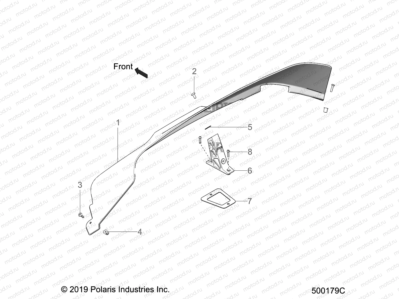 BODY | BODY, WINDSHIELD (CANADA) - T21AARGBC CANADA ONLY (500179C)