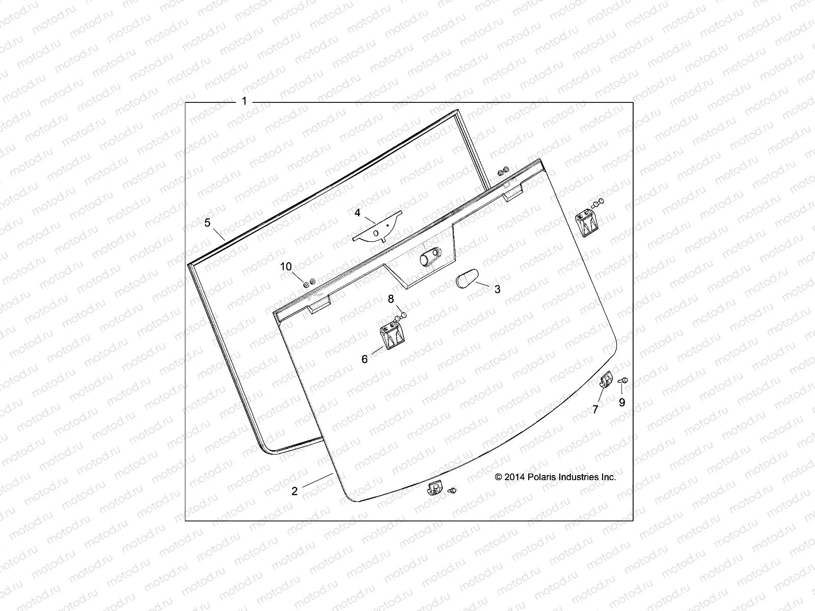 BODY | BODY, WINDSHIELD FIXED - R16RTU87AS/BS (49RGRWINDSHIELD15900XPF)