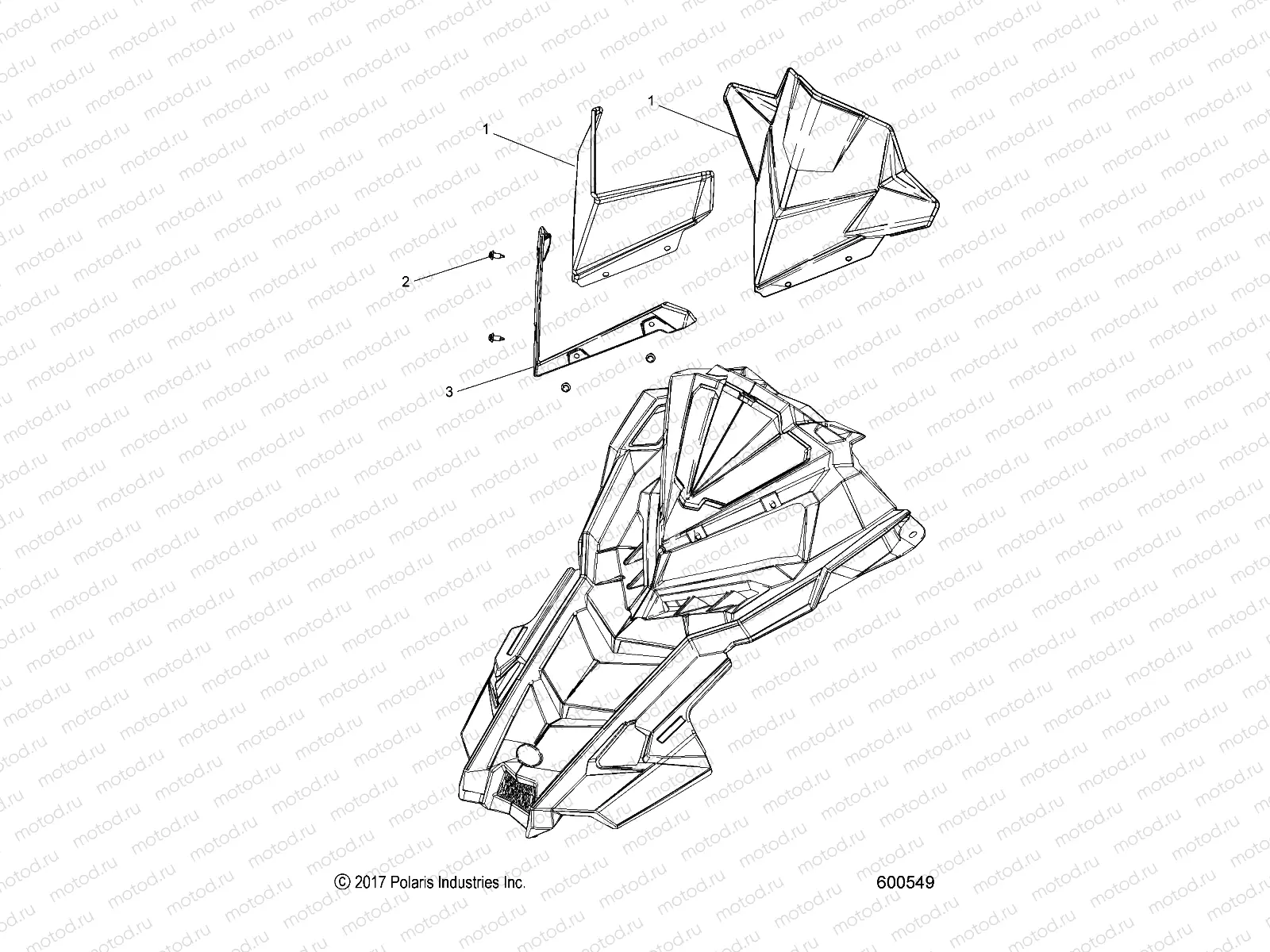 BODY | BODY, WINDSHIELD - S20EKL8RS (600549)