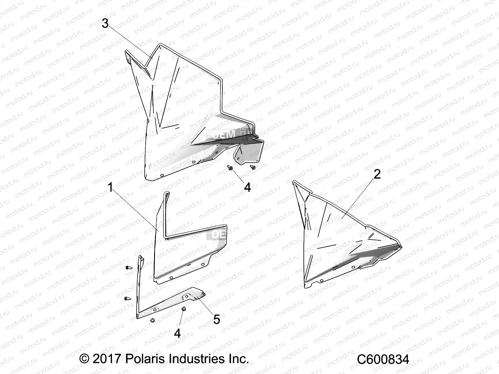 BODY | BODY, WINDSHIELD - S21EKL8RS ALL OPTIONS (C600834)