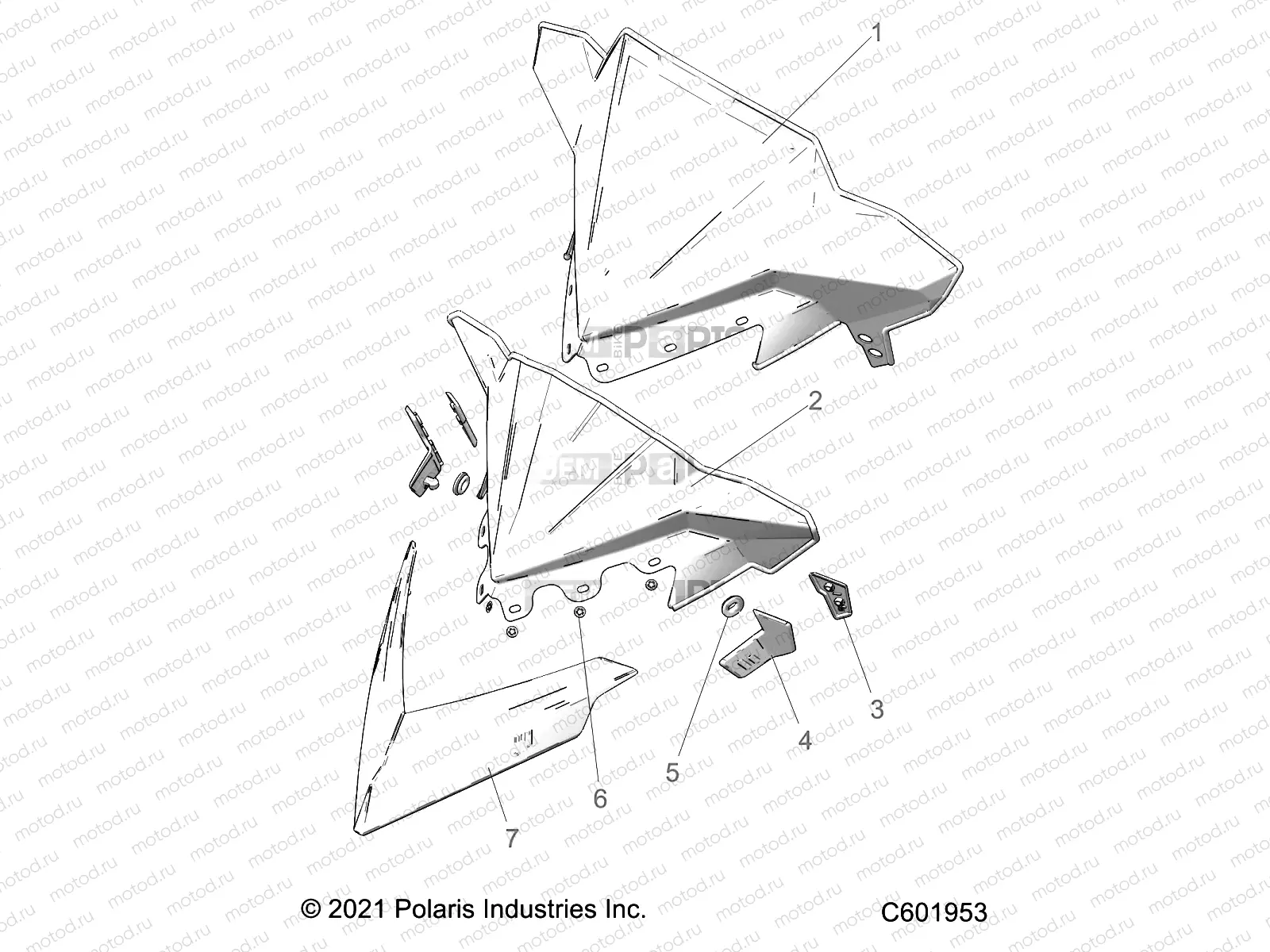 BODY | BODY, WINDSHIELD - S22TFK8RS/8RE ALL OPTIONS (C601953)