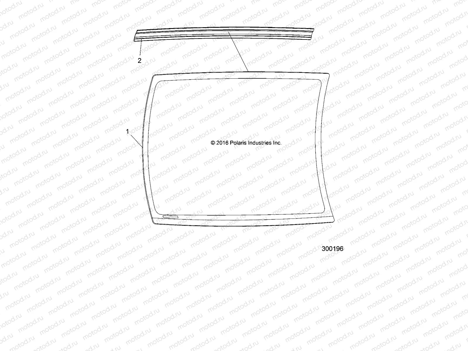 BODY | BODY, WINDSHIELD, STANDARD - L20G2AGALA/DGALA/4AGALA/6AGALA