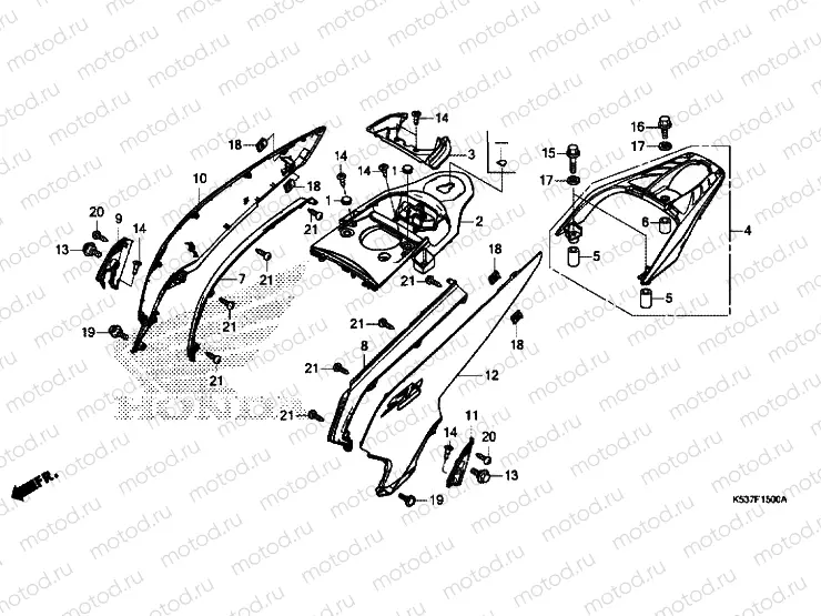 BODY COVER / LUGGAGE CARRIER
