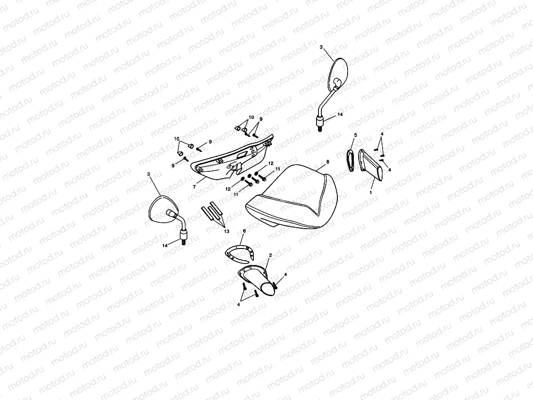 Bodywork - Cockpit and Mirrors