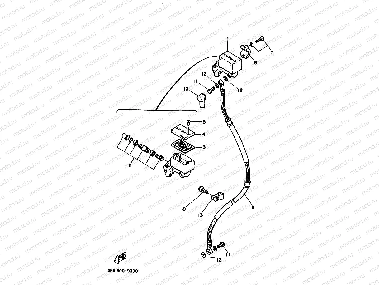 BOMBA DE FRENO DELANTERA