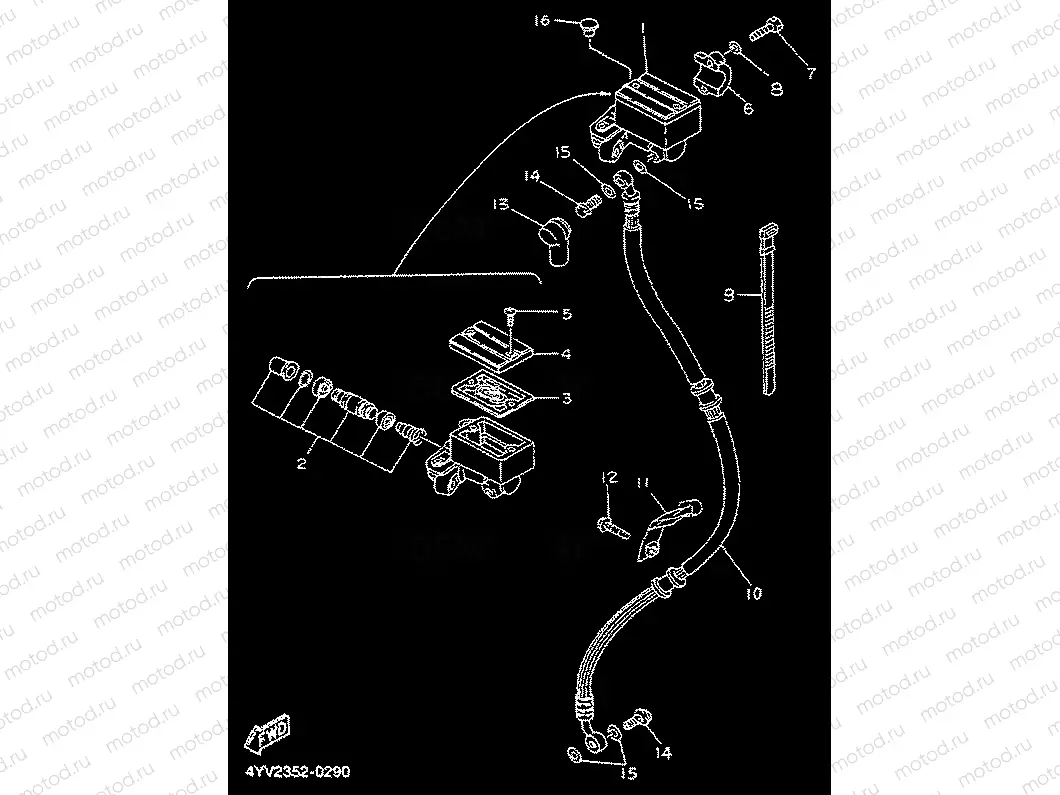 BOMBA DE FRENO DELANTERO