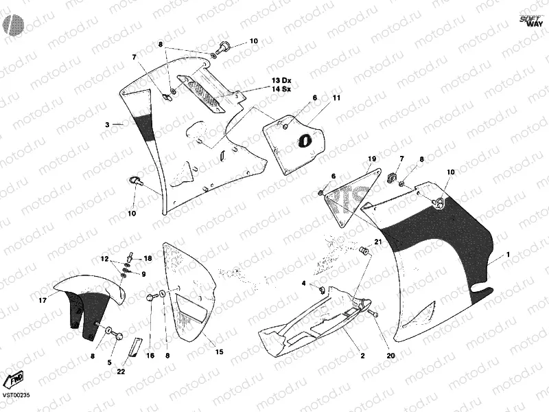 BOSTROM USA FAIRING » PLASTICS