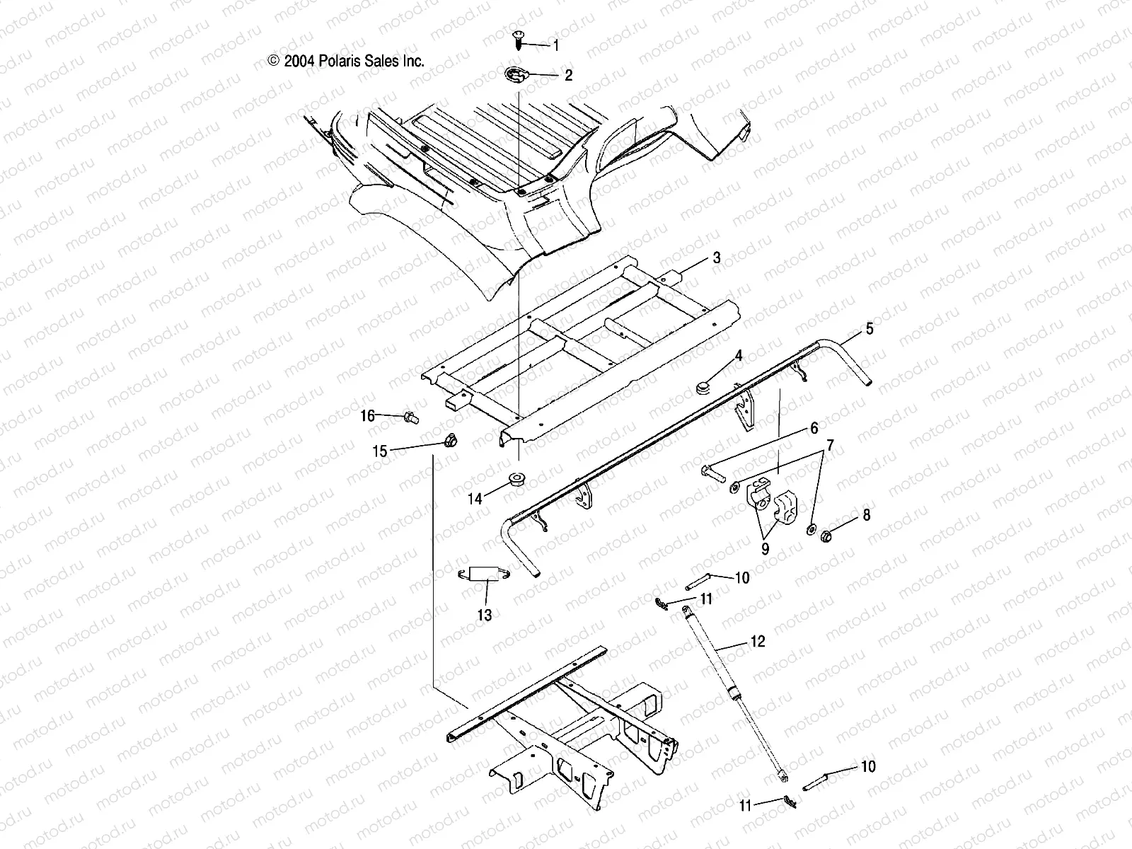 BOX FRAME - A05JD50AA/AB/AC (4995189518A04) | BOX FRAME - A05JD50AA/AB/AC (4995189518A04)
