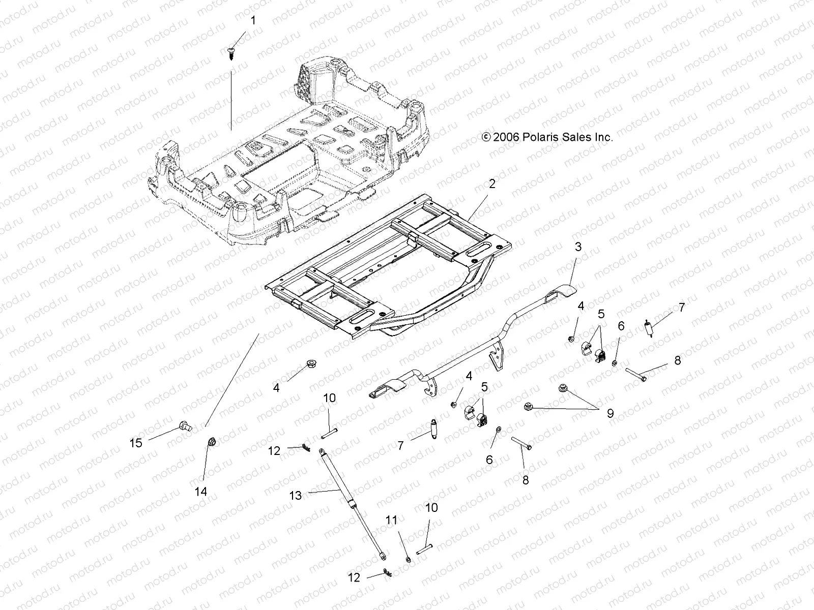 BOX FRAME - A07TH50EA (49ATVBOXX2500EFI) | BOX FRAME - A07TH50EA (49ATVBOXX2500EFI)