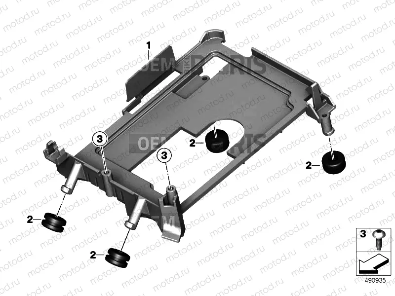 BRACKET, CONTROL UNIT