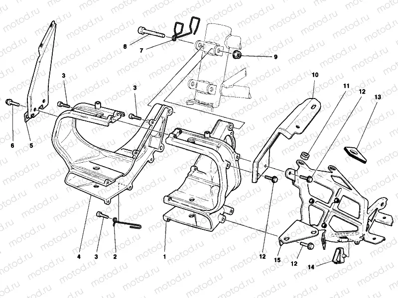 BRACKET, HEADLIGHT » LIGHTING SYSTEM