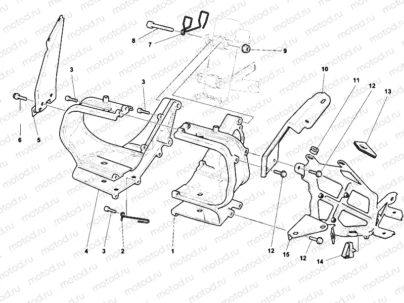 BRACKET, HEADLIGHT » LIGHTING SYSTEM