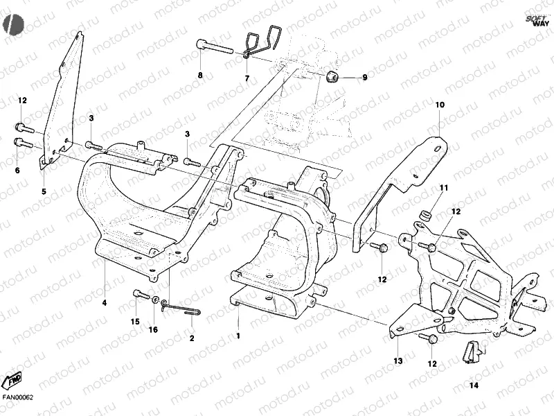 BRACKET, HEADLIGHT » LIGHTING SYSTEM