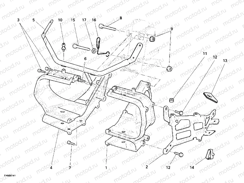 BRACKET, HEADLIGHT » LIGHTING SYSTEM