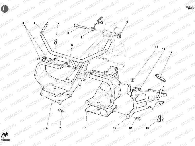 BRACKET, HEADLIGHT » LIGHTING SYSTEM