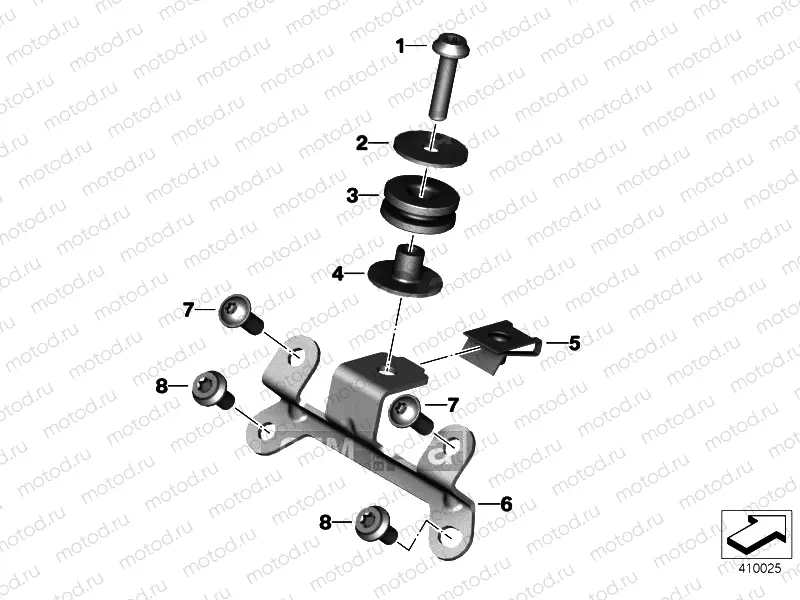 BRACKET. INTAKE SILENCER